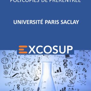 Pack Polycopiés de pré-rentrée UNIVERSITÉ PARIS SACLAY  | 2023-2024