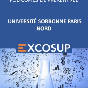 Pack Polycopiés de pré-rentrée UNIVERSITÉ SORBONNE PARIS NORD  | 2023-2024